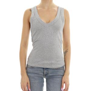 TOP IN LUREX VICOLO ARGENTO